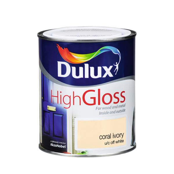 Dulux High Gloss Coral Ivory 750Ml