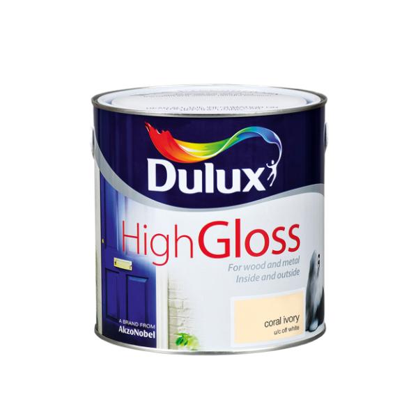 Dulux High Gloss Coral Ivory 2.5L