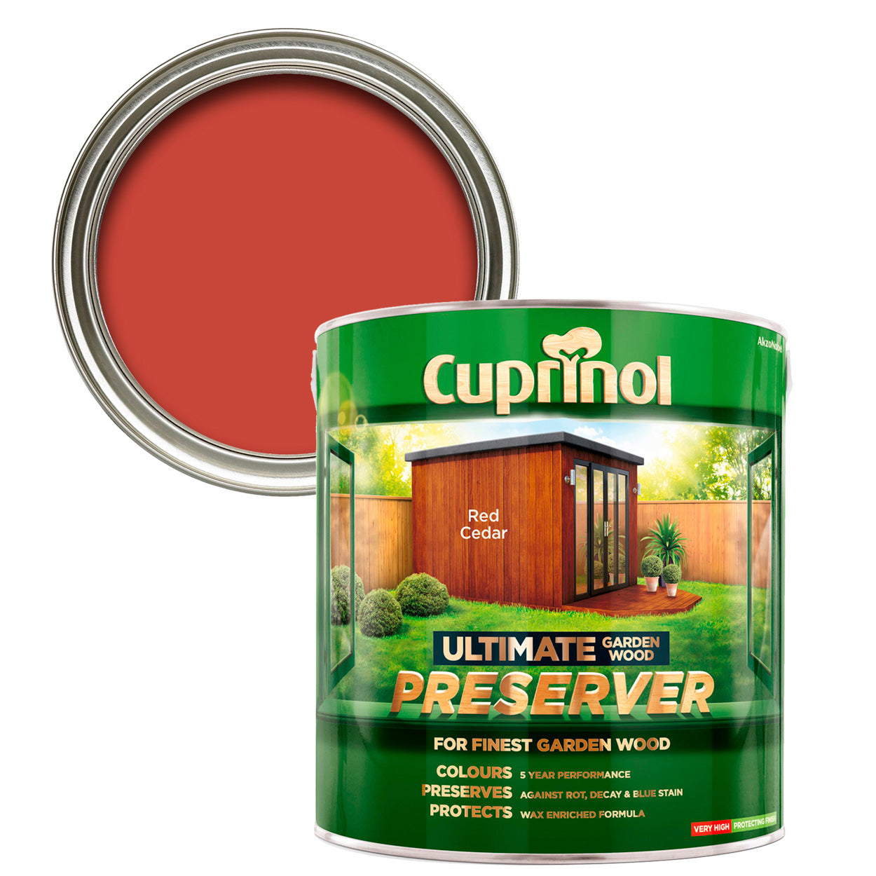 Cuprinol Ultimate Wood Preserver Red Cedar 4L