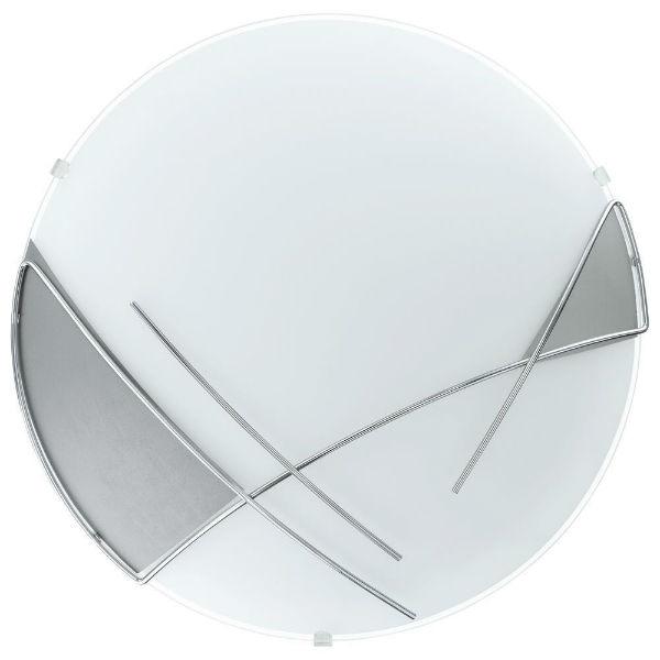 Eglo Raya Ceiling Light - Satin Chrome/Silver