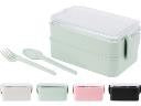 Excellent Houseware 2 Tier Lunch Box With Cutlery