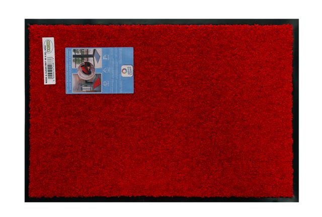 Wash / Clean Mat Beige 40 X 60cm - Wine