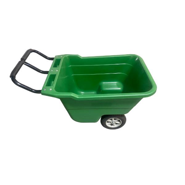 Utilty Wheel Barrow With Solid Wheels 90L Green