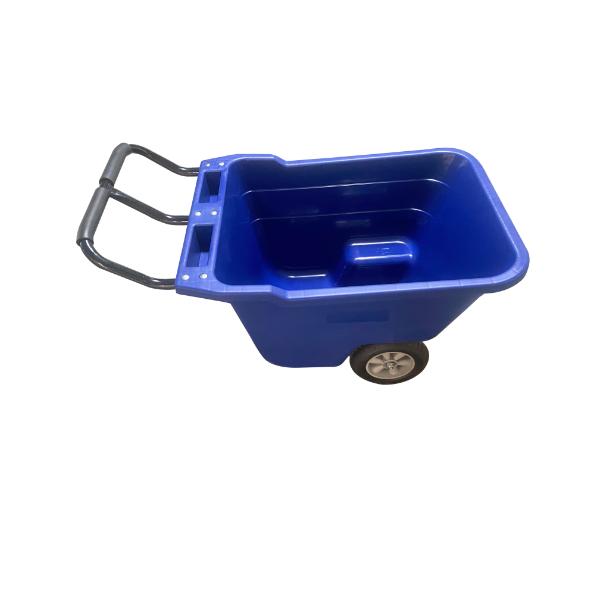 Utilty Wheel Barrow With Solid Wheels 90L Blue
