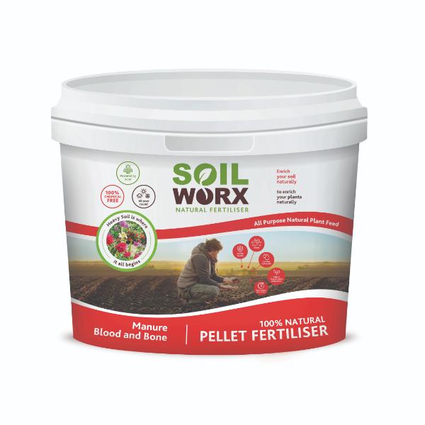 Soil Worx Manure Blood & Bone 10Kg Bucket