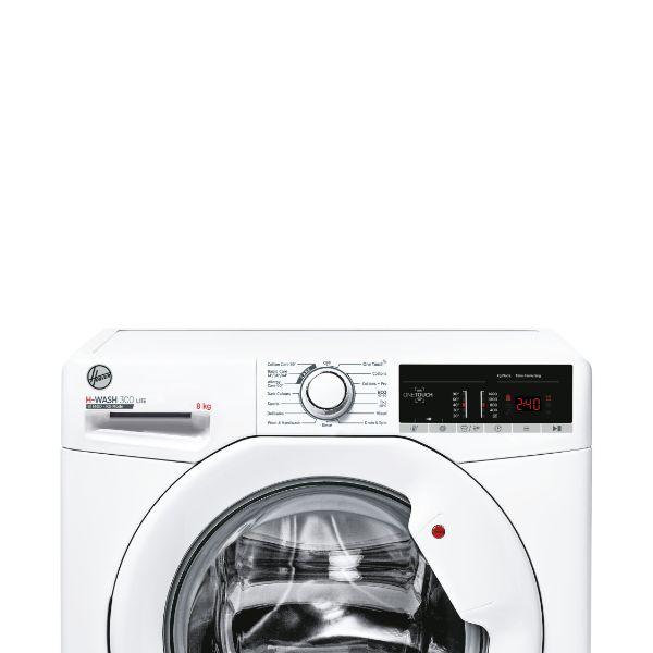 Hoover H-WASH 300, 8kg, 1400 Spin Washing Machine White B Rated