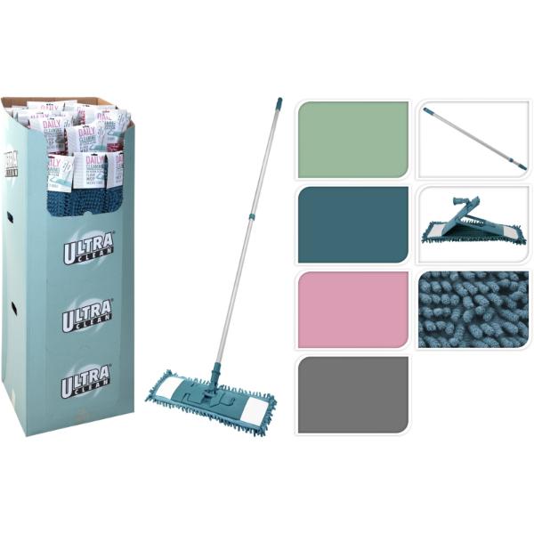 Natural Cleaning Floor Mop 4 Assorted Colours