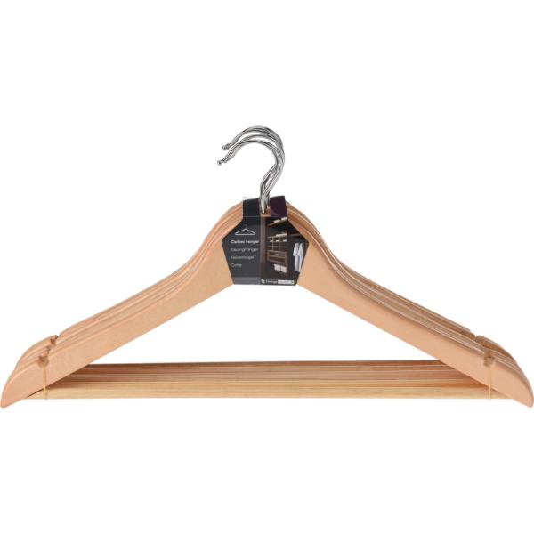 6 Piece Wood Clothes Hanger Set