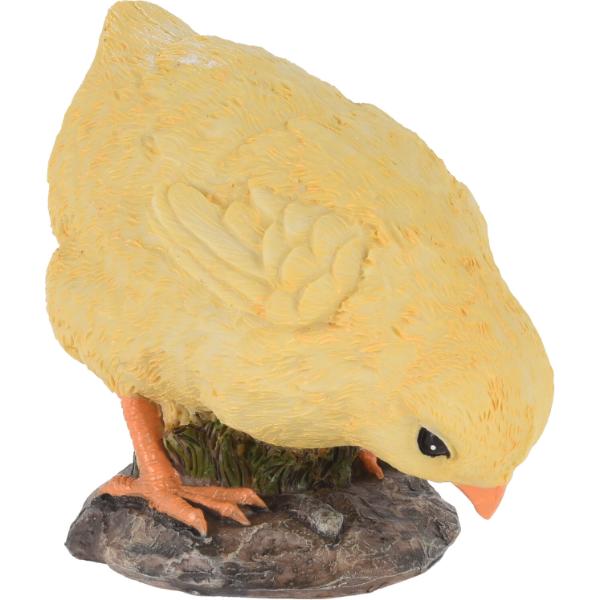 Chicken Polyresin Outdoor Decoration 125X83X9mm In 3 Assorted Designs