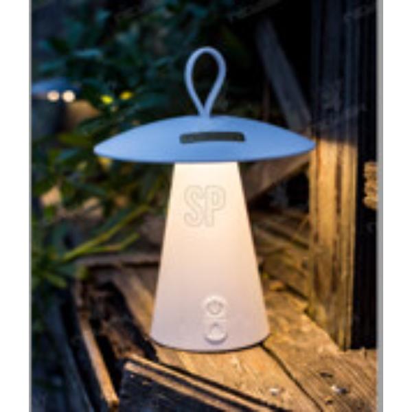 Decorative White Rechargeable Outdoor Table Lamp