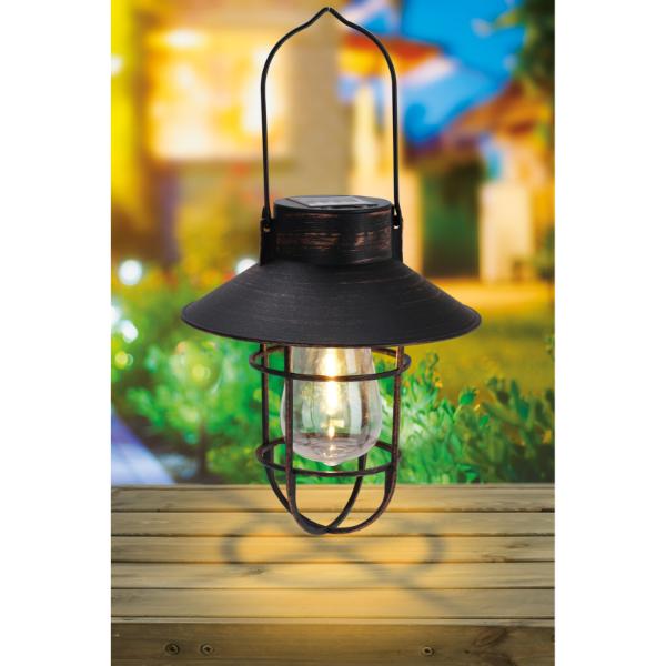 Polypropane Set Of 2 Solar Lanterns With Handle 32cm In 2 Assorted Colours