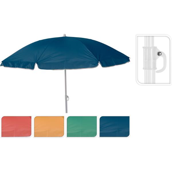 Beach Parasol/Umbrella 3 Assorted Colours Diameter 150cm