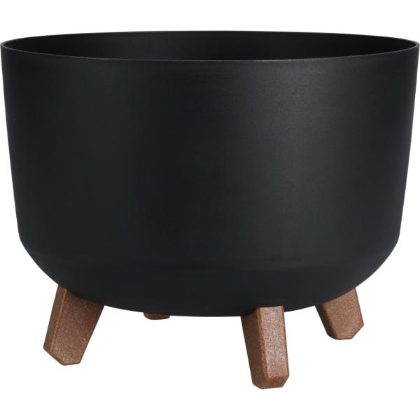 Flower Pot On Legs 29x29x17cm Anthracite