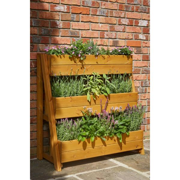 Tom Chambers Herb & Flower Tiered Large Planter
