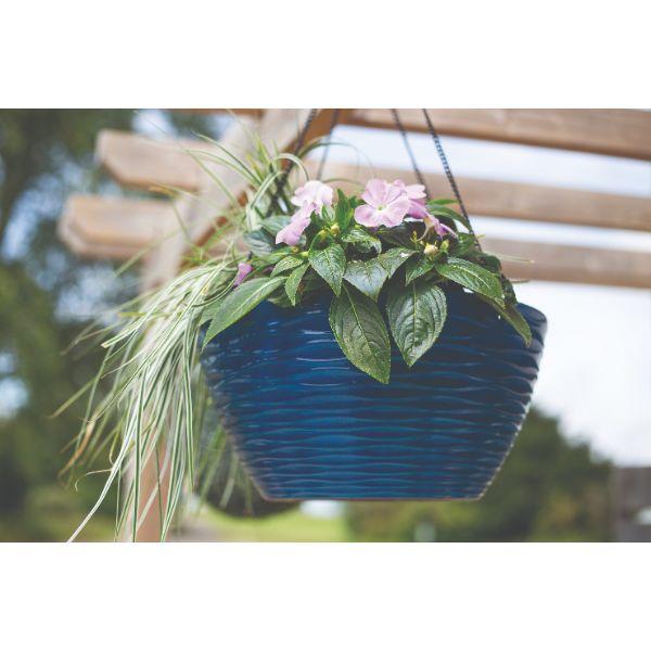 Plant Avenue Windermere Hanging Basket Blue 35cm