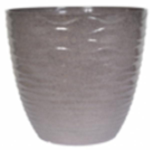 Plant Avenue Windermere Glazed Planter Grey 33cm