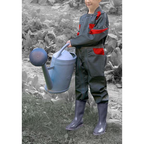 LMA Tournesol Kids Double Zip Bi Colour Coverall Boilersuit