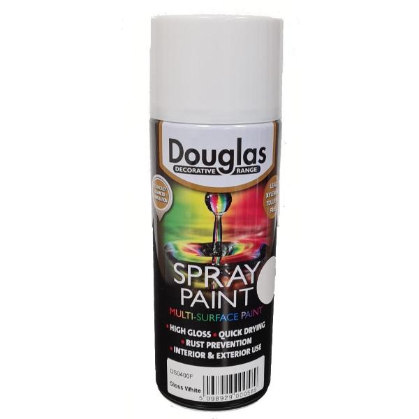 Multi Surface Spray Paint 400ml Gloss White