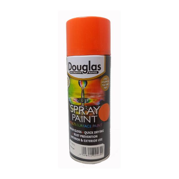 Multi Surface Spray Paint 400ml Orange