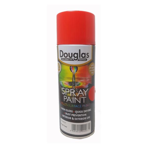 Multi Surface Spray Paint 400ml Bright Red