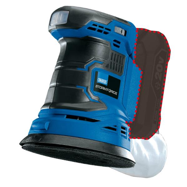 Draper Storm Force 20V Random Orbit Sander - Bare