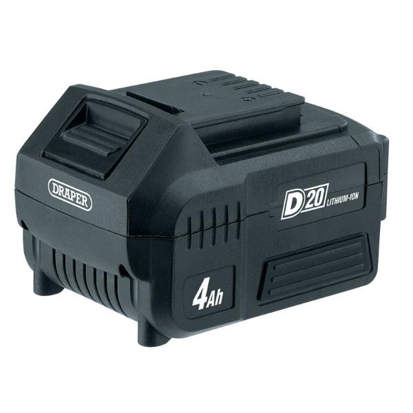 Draper D20/20V 4.0AH Lithium-Ion Battery