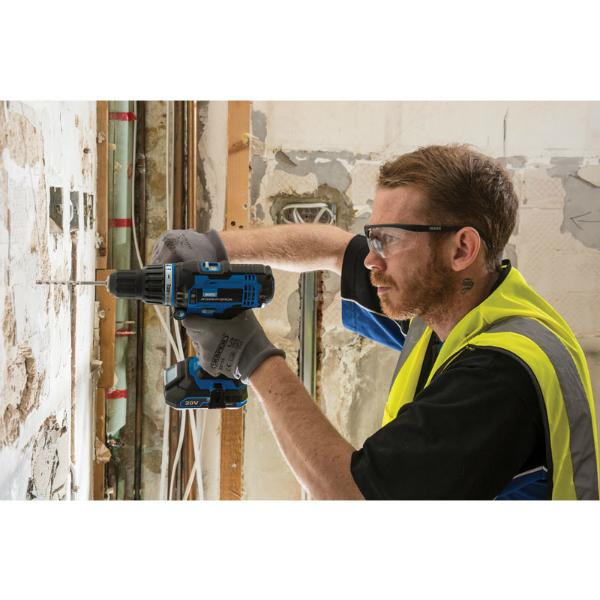 Draper Storm Force 20V Cordless Combi Drill & 2 Li-Ion Batteries