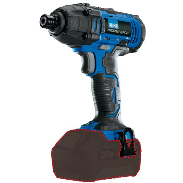 Draper Storm Force 20V Cordless Impact Driver - Bare