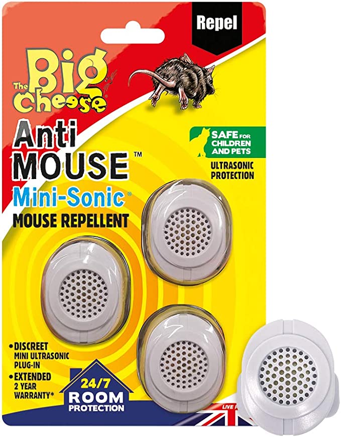 Big Cheese Anti Mouse Mini-Sonic Mouse Repellent 3 Pack