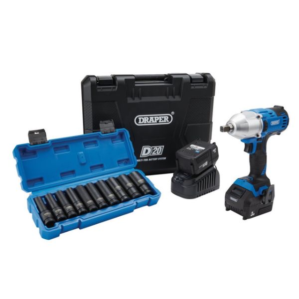 Draper D20 Impact Wrench Kit