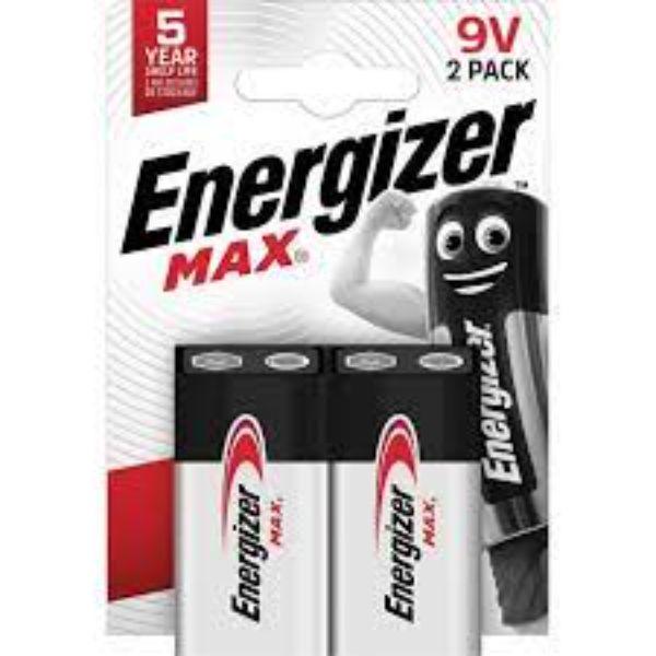 Energize Batteries 2Pk 9V