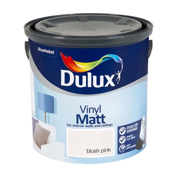 Dulux Vinyl Matt Blush Pink 2.5L
