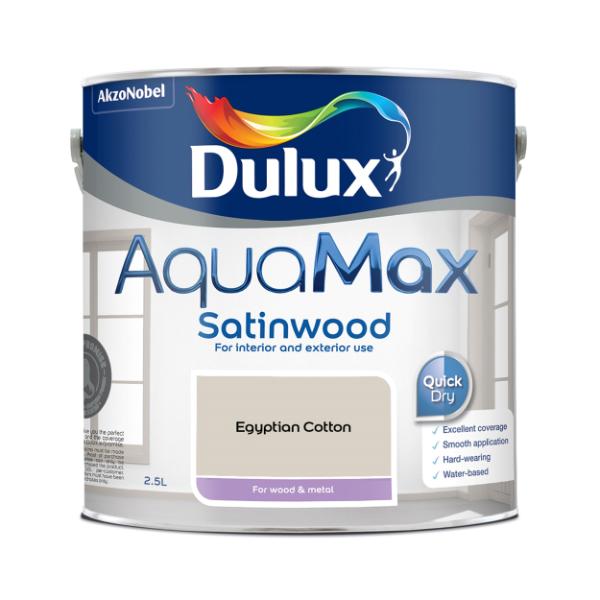 Dulux Aquamax Satinwood Egyptian Cotton 2.5L