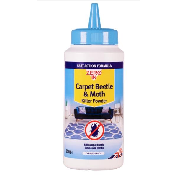 Zero In Carpet Beetle & Moth Killer Powder 250g