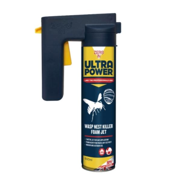 Zero In Ultra Power Wasp Nest Killer Foam Jet 600ml