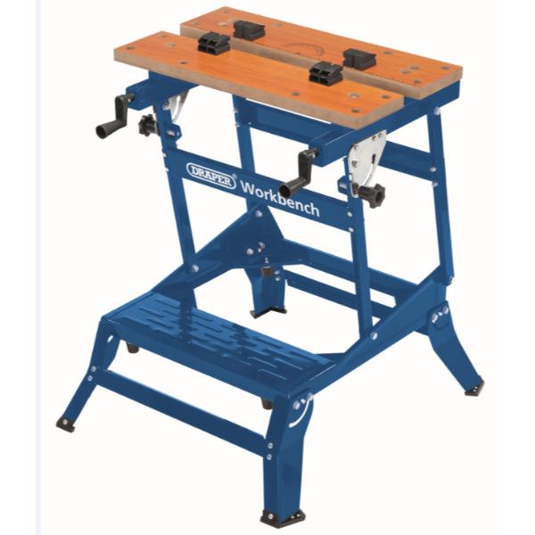 Draper Twin Height Heavy Duty Fold Down Workbench, 650mm