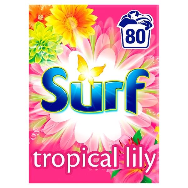 Surf Tropical Washing Powder 80 Wash 5.2Kg
