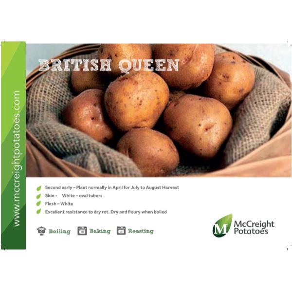 British Queens Seed Potatoes 25kg