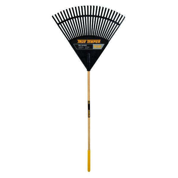 True Temper Poly Fan Leaf Rake 60Cm 26 Tooth