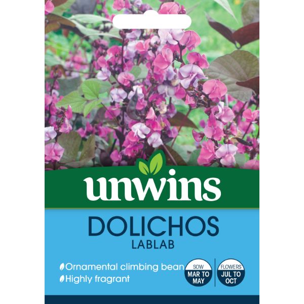 Unwins Seed Packet Dolichos Lablab