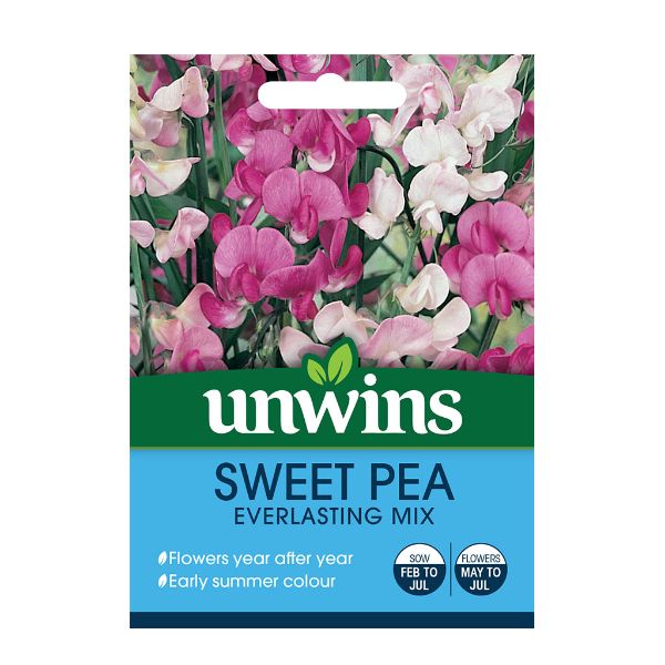 Unwins Seed Packet Sweet Pea Everlasting Mix