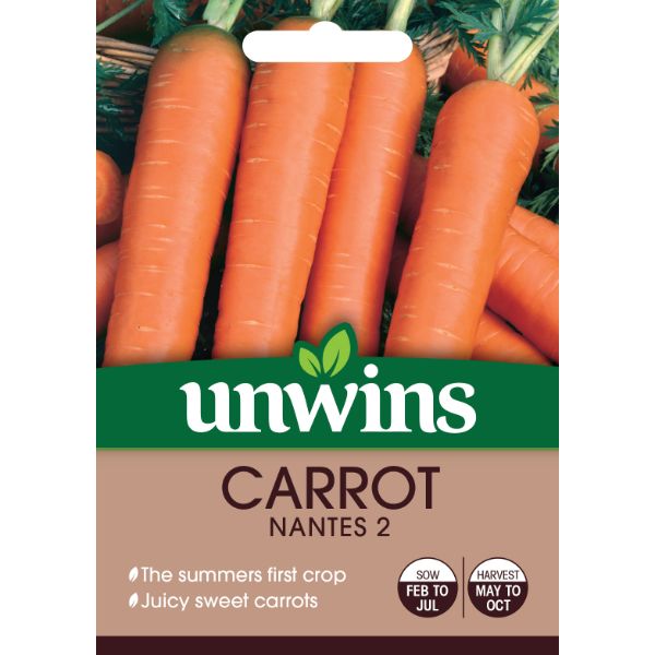 Unwins Seed Packet Carrot Nantes 2