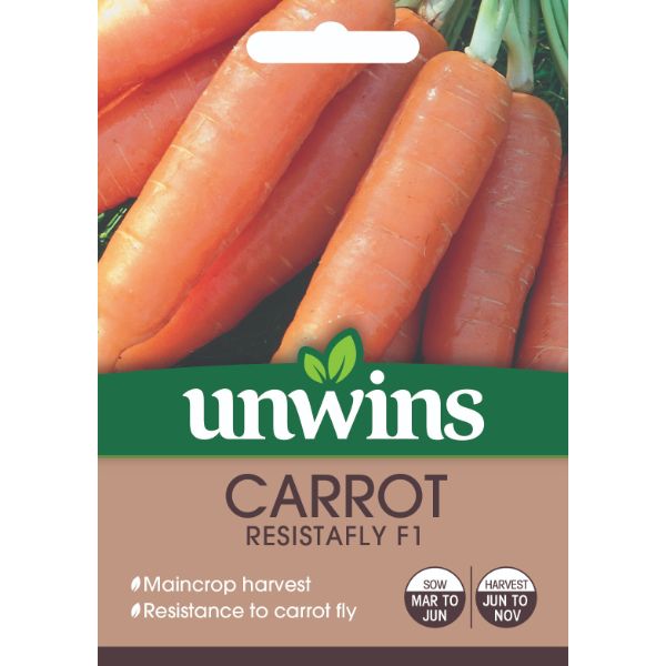 Unwins Seed Packet Carrot Resistafly F1