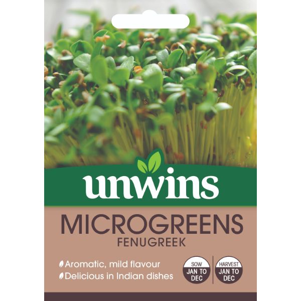 Unwins Seed Packet Microgreens Fenugreek