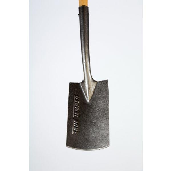 True Temper Border Spade Wood Handle D Grip