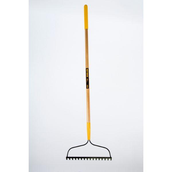 True Temper Bow Rake 16 Tooth Wood Handle