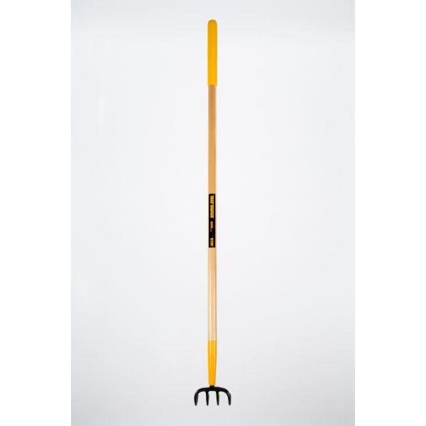 True Temper Cultivator 4 Prong Long Wood Handle