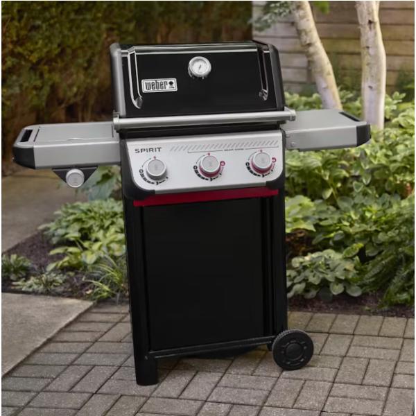Weber Spirit E-335 GBS 3 Burner Gas Barbecue with Side Burner