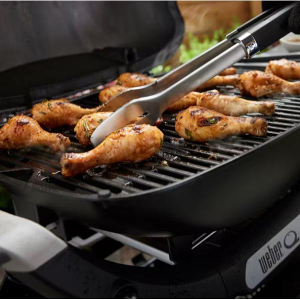 Q 2200N Gas Barbecue with Side Tables and Compact Stand 1 Burner