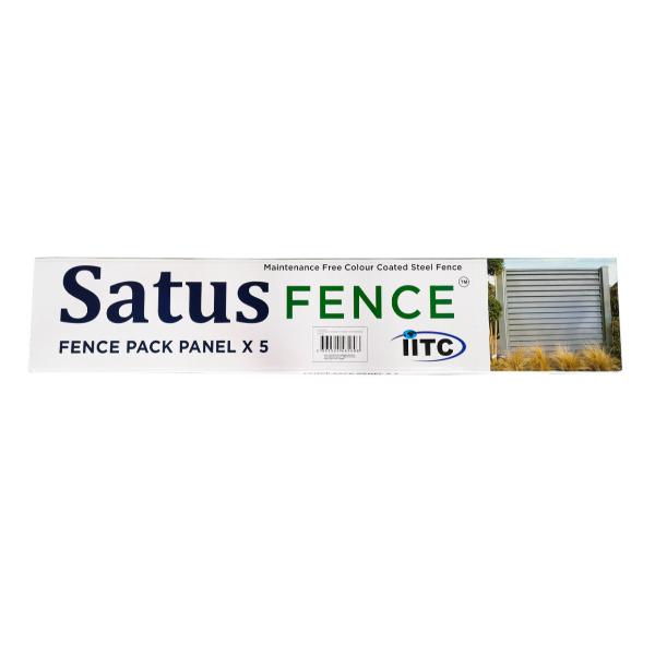 Satus Fence Steel Fence Panel H1.5M x W1.78M Anthracite Grey